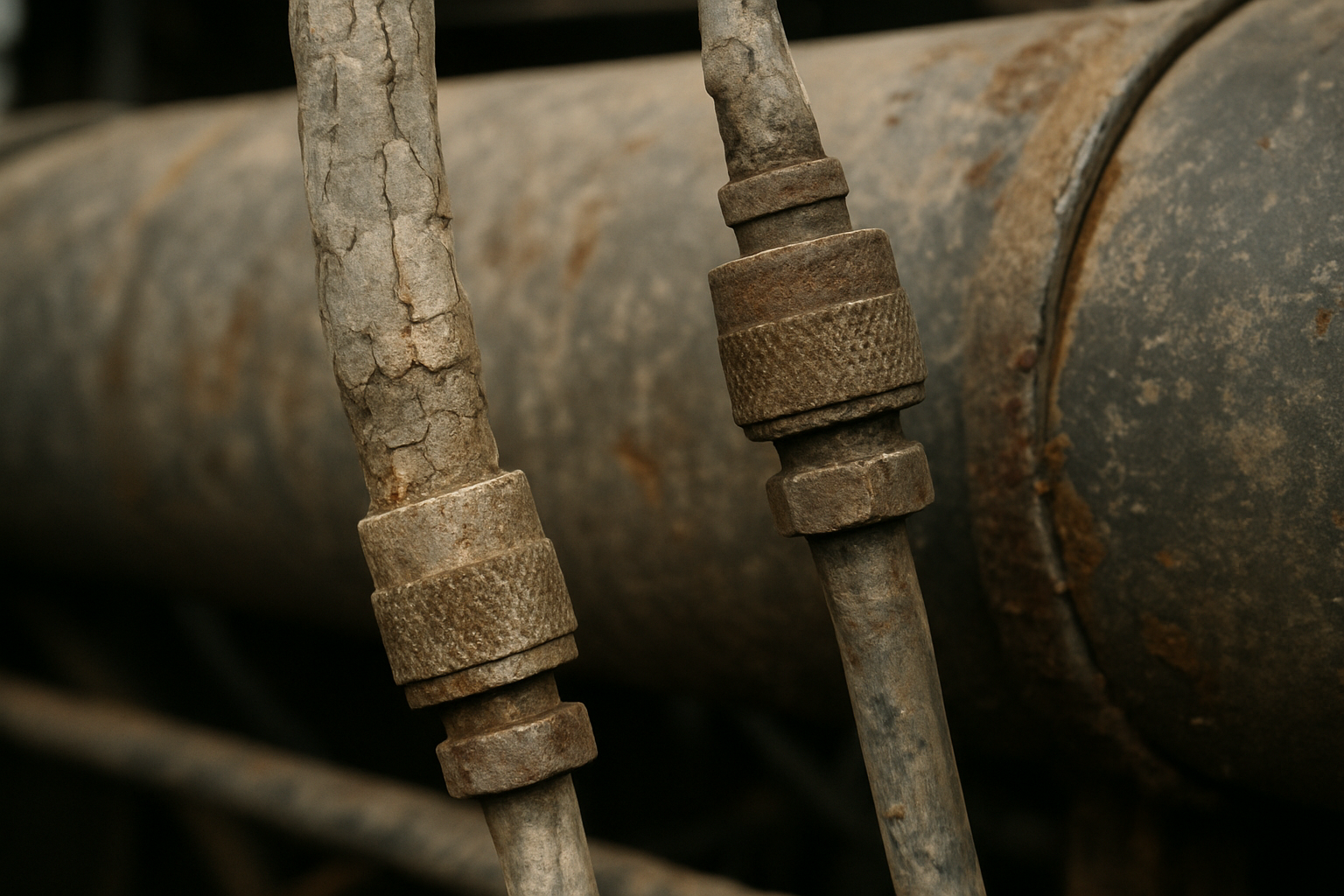 photographic rf Cable and component aging on feedlines