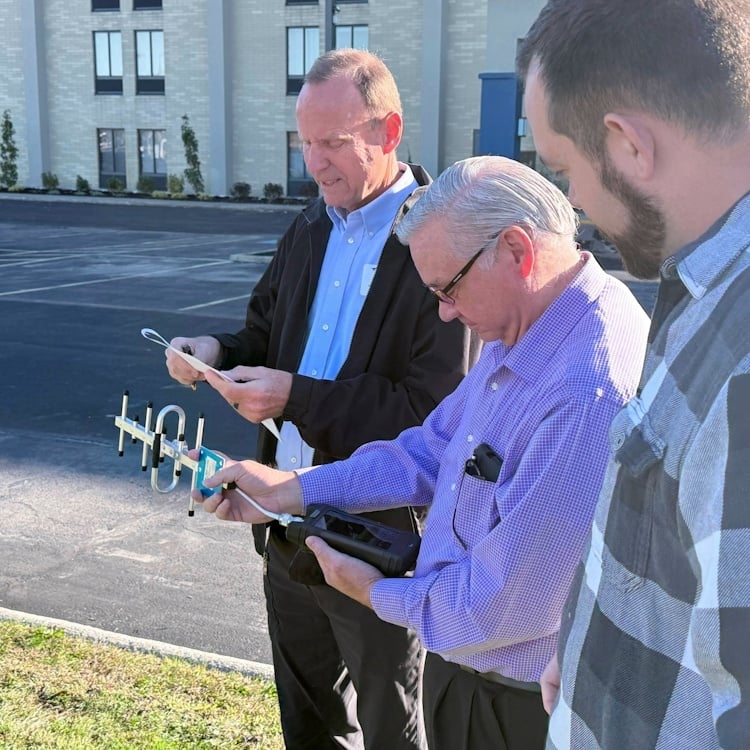 Students hunting interference with a SignalHawk-AOA