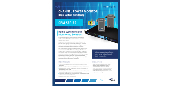 Cover of Channel Power Monitor Datasheet
