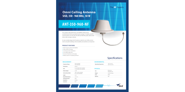 Cover of Ant-350-960-NF Datasheet