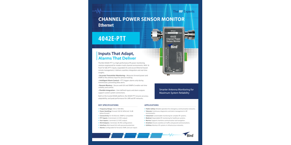 4042E PTT Ethernet RF Sensor | Bird – The RF Experts