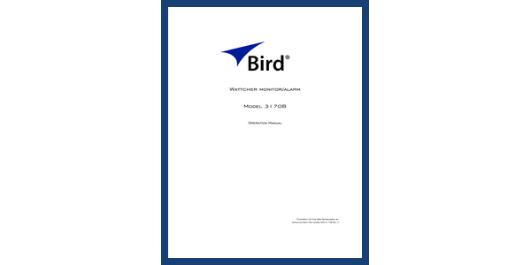 Cover of 3170B Manual