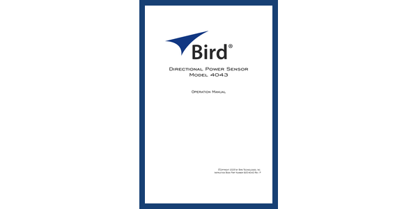 Cover of 4043 Manual