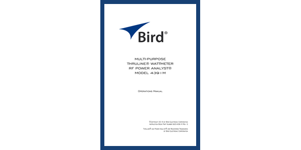 Cover of 4391M Manual