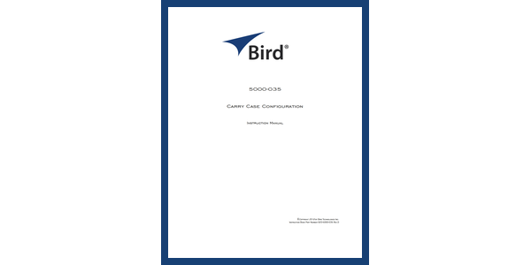 Cover of 5000-035 Manual