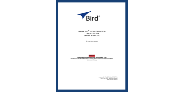 Cover of 8860 Manual