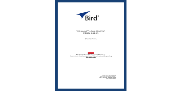 Cover of 8894A Manual