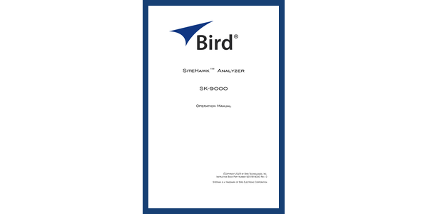 Cover of SK-9000 Manual