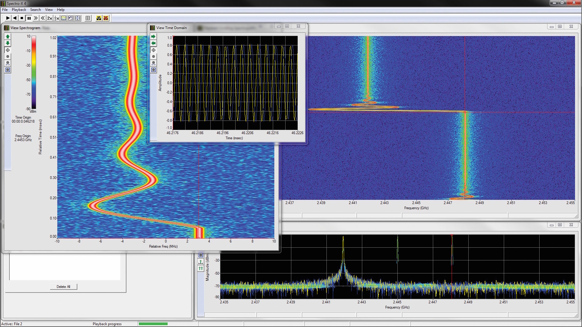 Spectro-X Spectrogram View