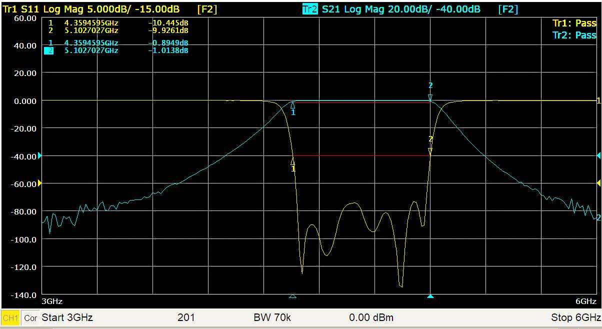 TVNA-Passive Component Evaluation Screenshot