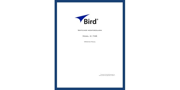 Cover of 3170B Manual