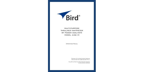 Cover of 4391M Manual