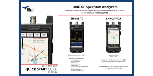 Cover of Bird SignalHawk AOA QuickStart Guide
