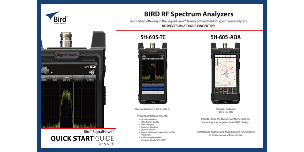 Cover of Bird SignalHawk QuickStart Guide